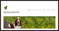 Desktop Screenshot of bestdogtrainingguide.com